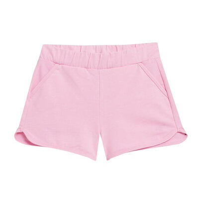 Shorts met meisjeslogo (roze)