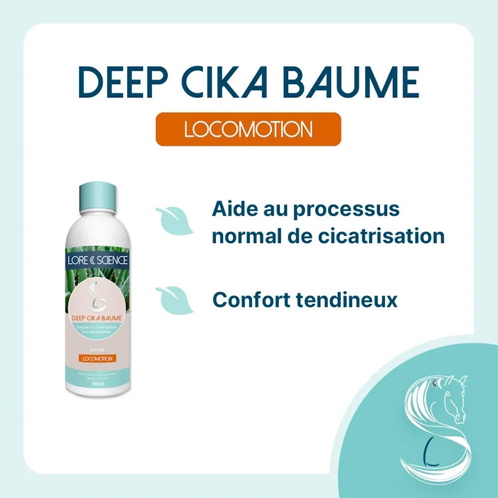 Cicatrisation profonde cheval Deep Cika baume Lore & Science 150mL 2/3