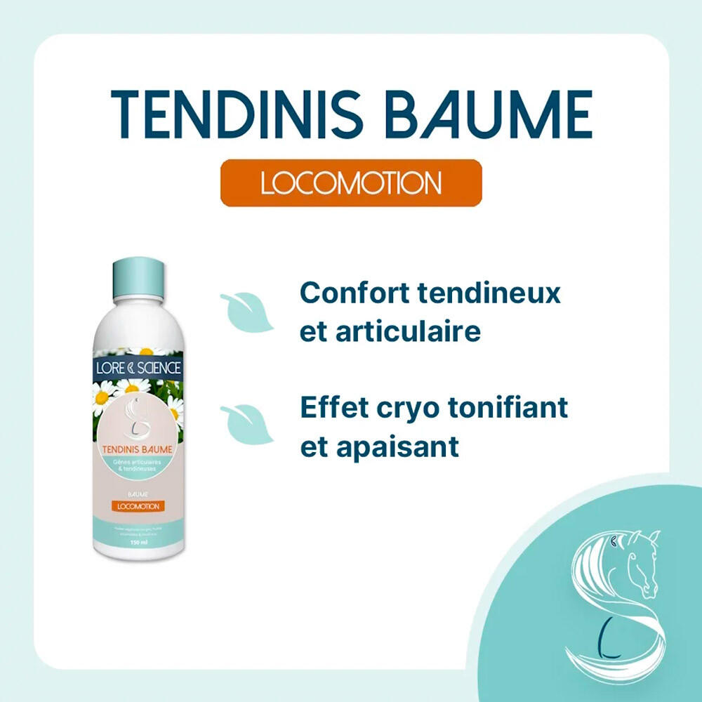 Tendons & articulations cheval, chien Tendinis baume Lore & Science 150mL 2/4