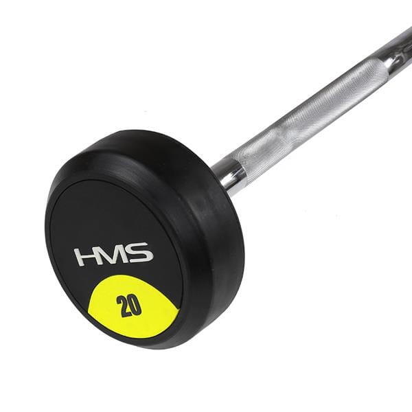 Hantelstang/vaste hantelstang met gebroken rubber HMS GSL 4/4