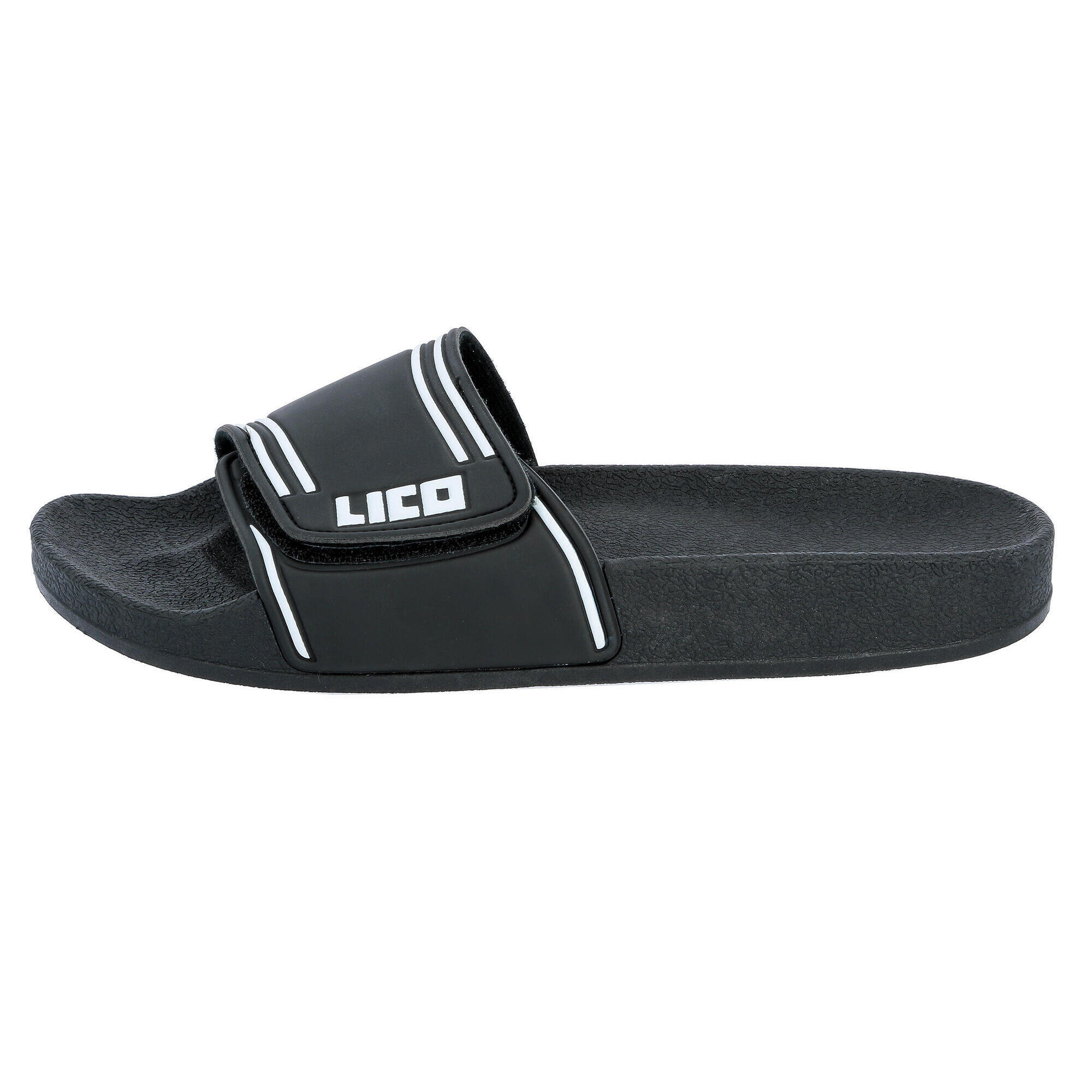 Lico - Sandale De Bain Fermeture Velcro Hommes Lico Coast V - Sandales - Noir - 47 - Decathlon