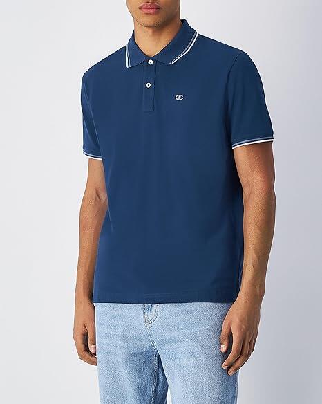 Champion POLO M/M Light Cotton Pique uomo Cotone Antracite,M 2/3