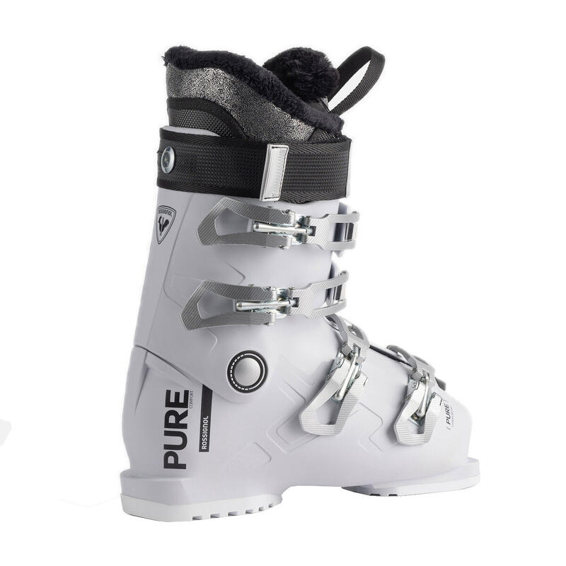 Rossignol Pure Comfort 60 Clăpari Schi Femei - 24.5 - White Grey