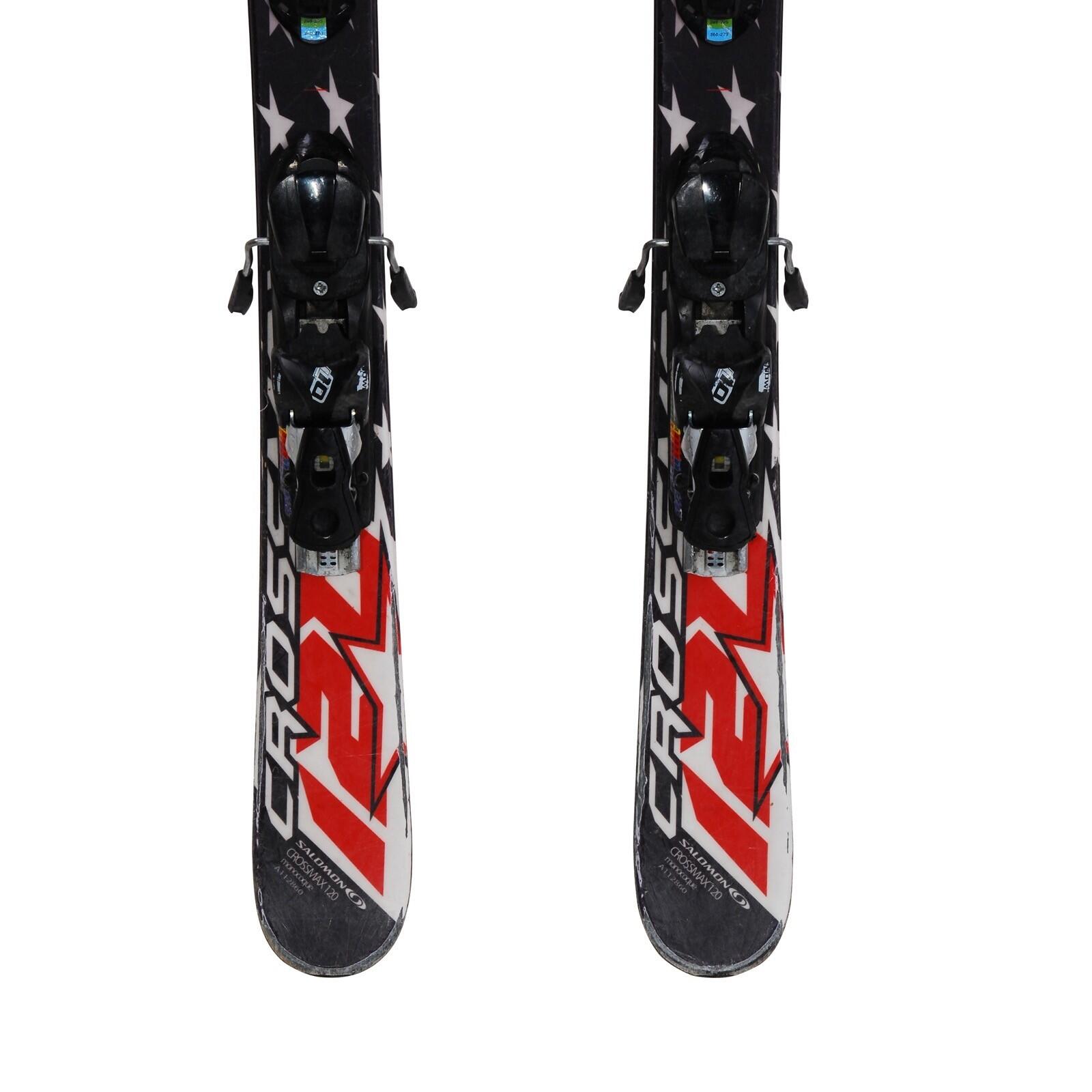 RECONDITIONNE - Mini Ski Salomon Crossmax 120 + Fixations 4/5