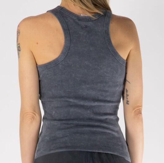 Champion TANK Soft Cotton Rib Donna cotone Grigio, L 2/2