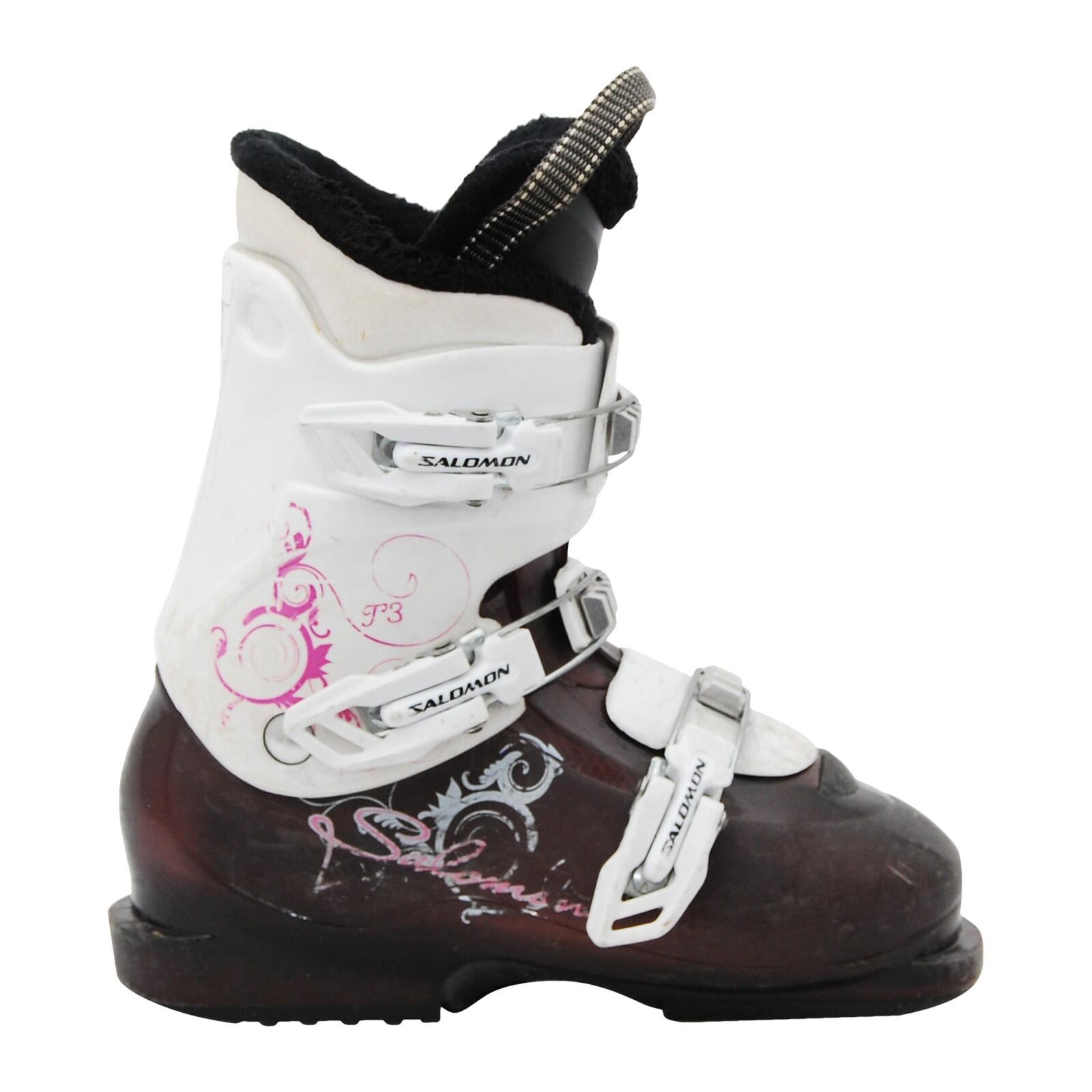 SECOND HAND - Scarponi Da Sci Salomon T3_3 Ganci - BUONO 1/4