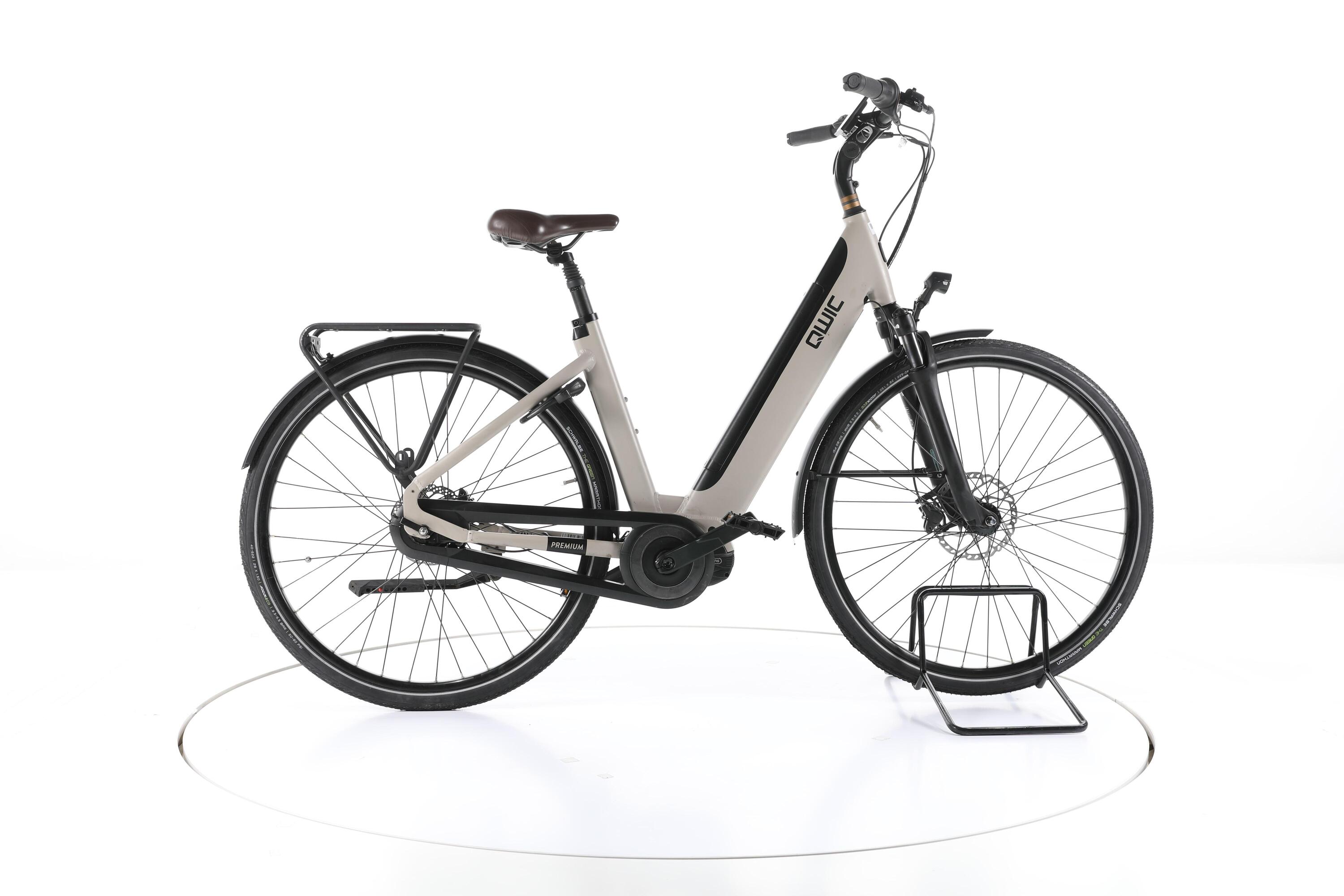 QWIC Tweedehands - QWIC Premium-i MN7+ City E-Bike Lage instap - Goed