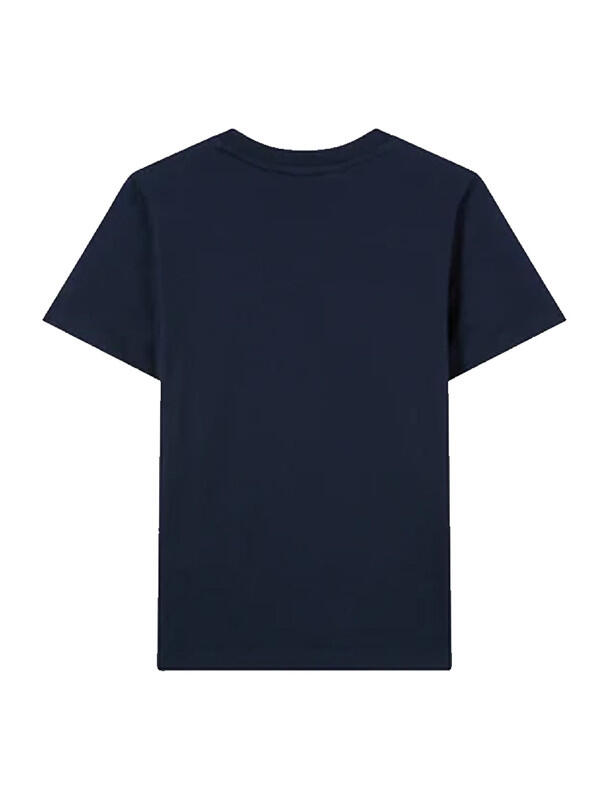 Champion TEE Light Cotton Jersey Donna Logo Piccolo Cotone Blu Navi, M 2/2