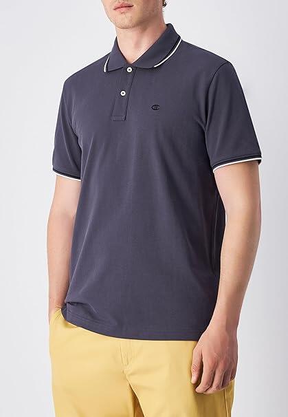 Champion POLO M/M Light Cotton Pique uomo Cotone Grigio,M 2/3