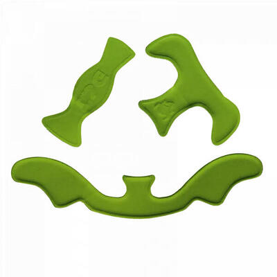 Tsg volwassenen helmbeschermerset hs neon m (neon) 750001-40-006