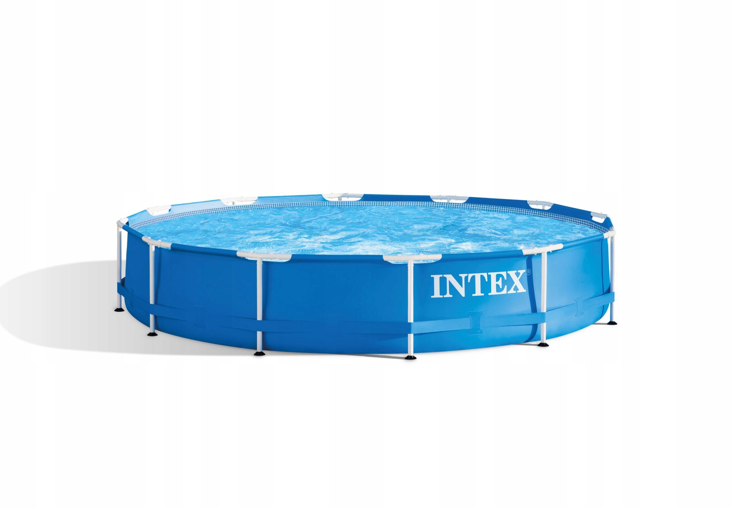 Intex 28210NP Kulatý zahradní bazén s kovovým rámem 366 x 76 cm 5/7