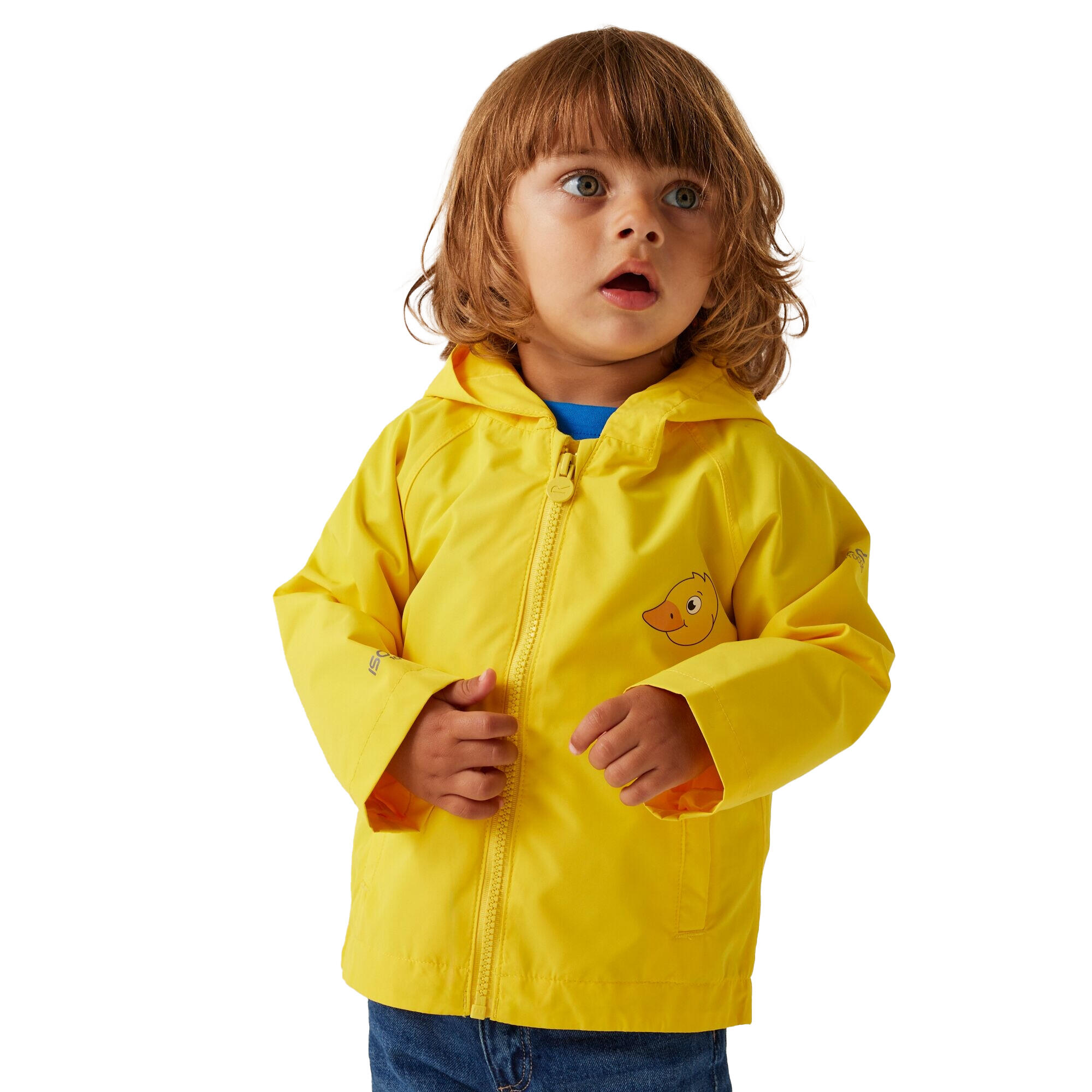 Childrens/Kids Bubbles The Shark Waterproof Jacket (Sunbeam) 4/5