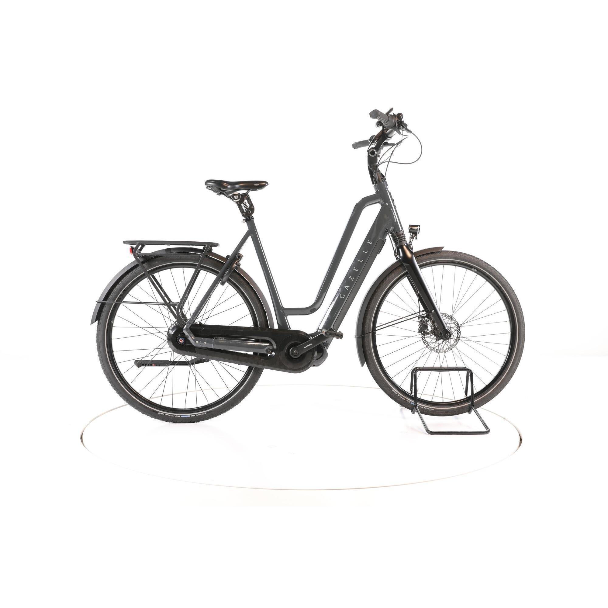 Gazelle - Reconditionné - Gazelle Chamonix C7 Hms City Vélo Électrique Entrée Basse - Bon - Vélo Ville - Gris - 61 - Decathlon