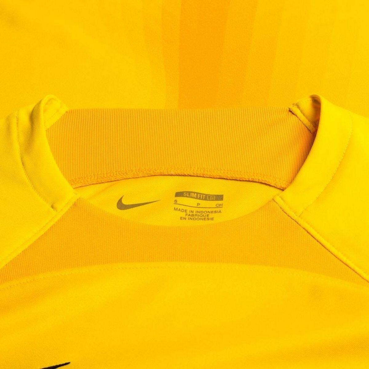 Camisola de guardaredes de manga curta Gardien 4 DriFIT para homem (Amarelo) 3/4