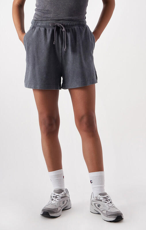 Champion SHORTS Nano Terry Donna gr.220 87%Cotton 13%Polyester Nero,M 1/2
