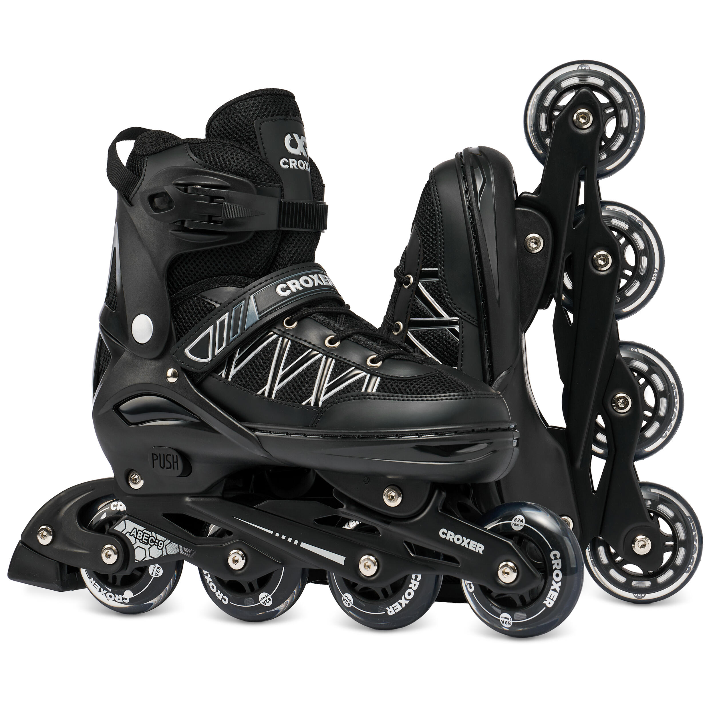 Patins de hóquei em patins ajustáveis 2em1 Croxer Torch 2/7