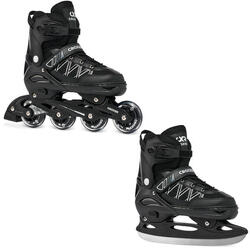 Patins de hockey à roulettes ajustables 2in1 Torch