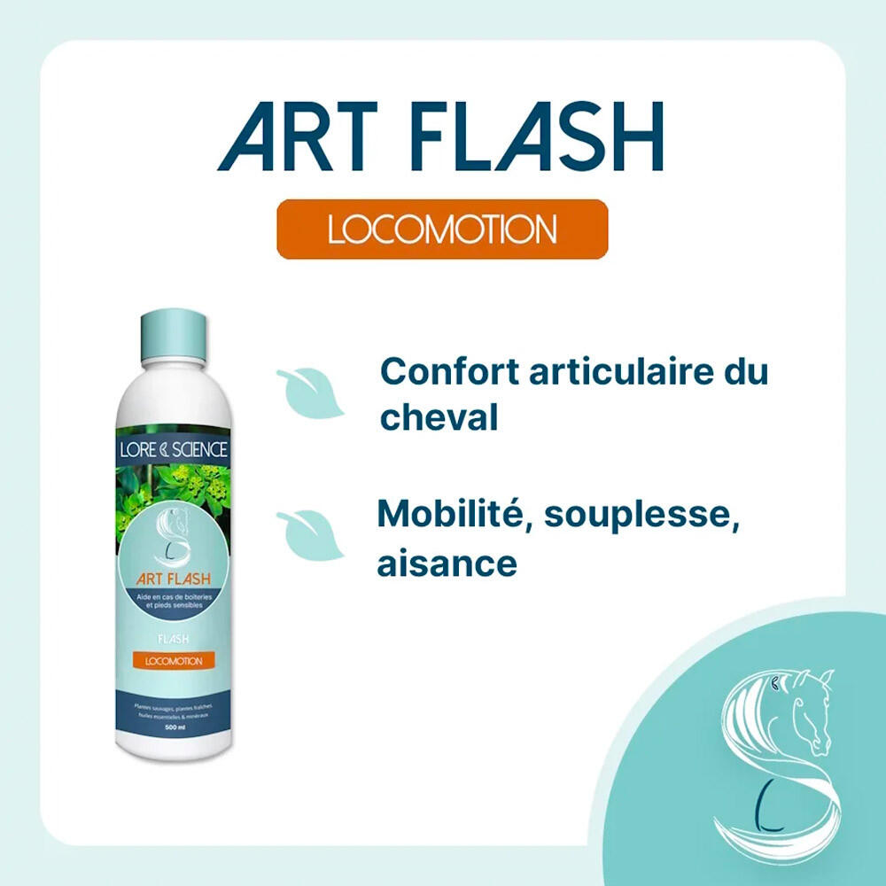 Snelwerkend middel tegen kreupelheid bij paarden. Art Flash Lore & Science 150ml 2/3