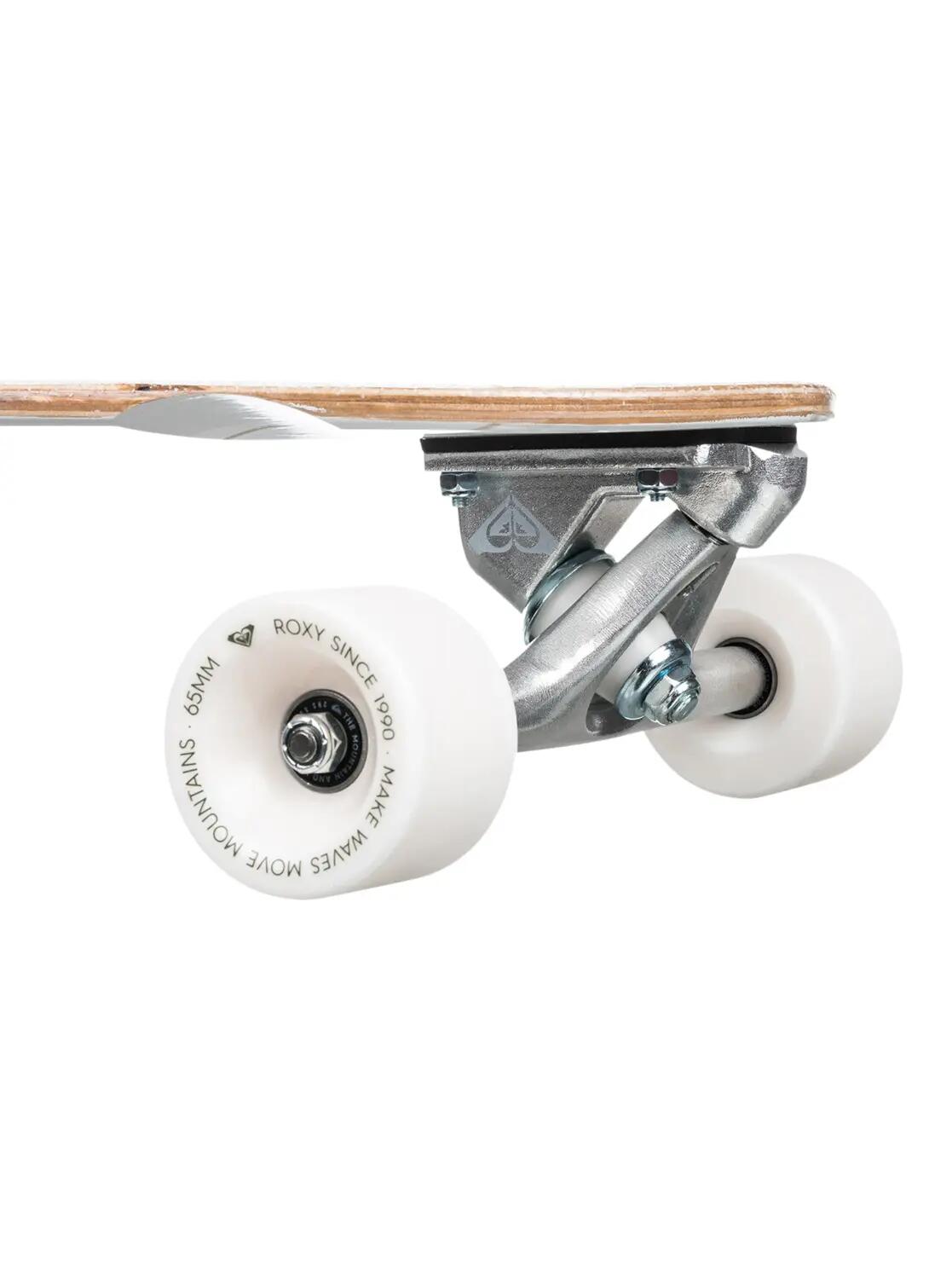 Skateboard longboard VOLAN Bleu Femme 3/4