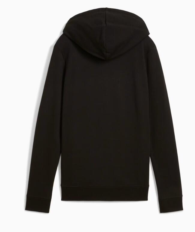 PUMA Ess+ Felpa con Cappuccio con Ricamo FL Sudore, Black, M Donna 2/2