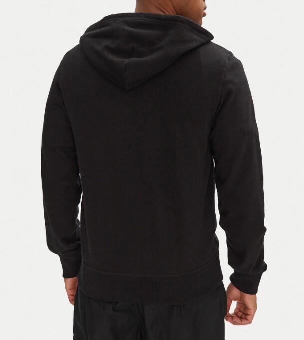 Champion FULL ZIP HOODIE SWEATSHIRT Heavy Soft Compact Uomo, Nero, S 2/2