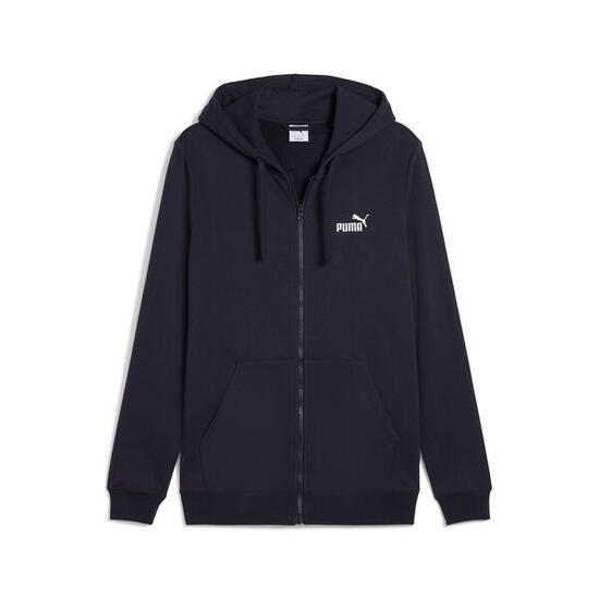 PUMA Ess No. 1 Logo Hoodie FL Felpe con Cappuccio Uomo New NavyXS