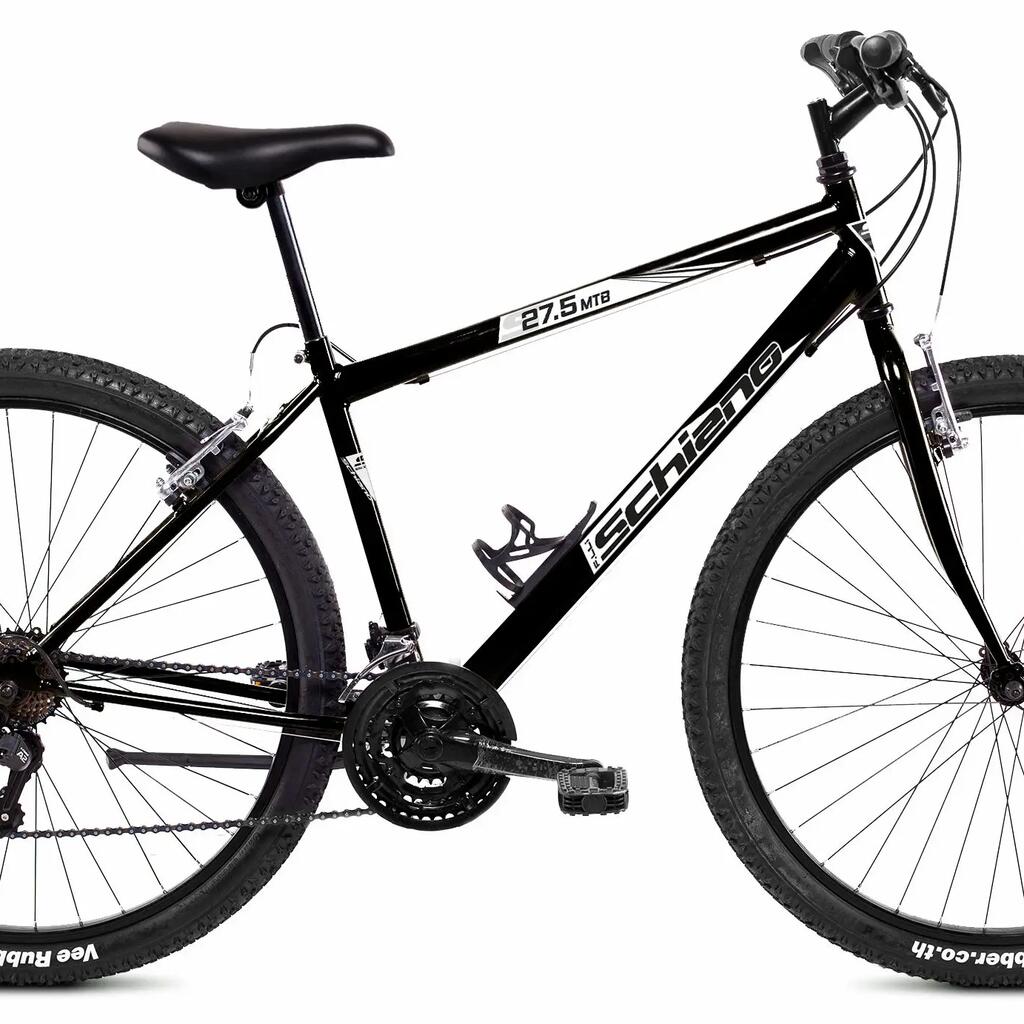 Men's 27.5 MTB with 18-speed gear system, Black