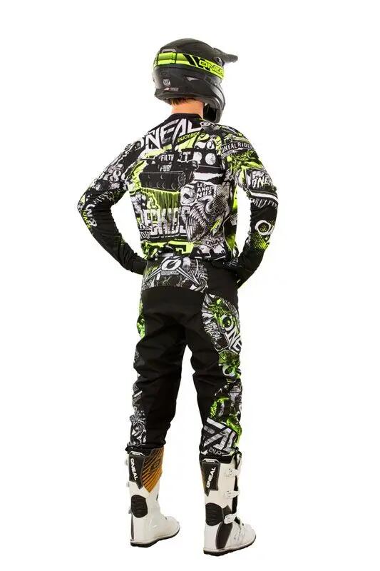 Jeunes Vêtements Maillots Unisex Noir/Neon Yellow 4/4