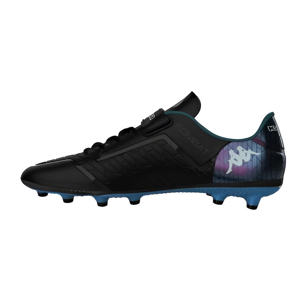 Botas De Fútbol Infantiles Kappa Kombat Player Ev Fg Negro Y Azul