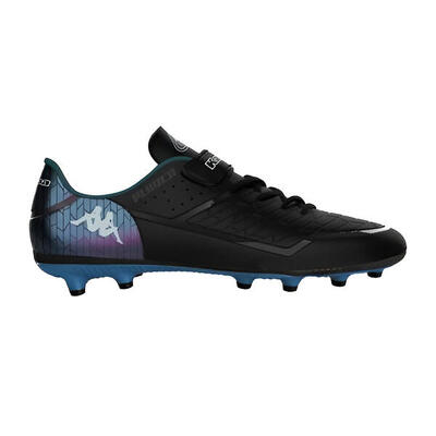 Botas De Fútbol Infantiles Kappa Kombat Player Ev Fg Negro Y Azul