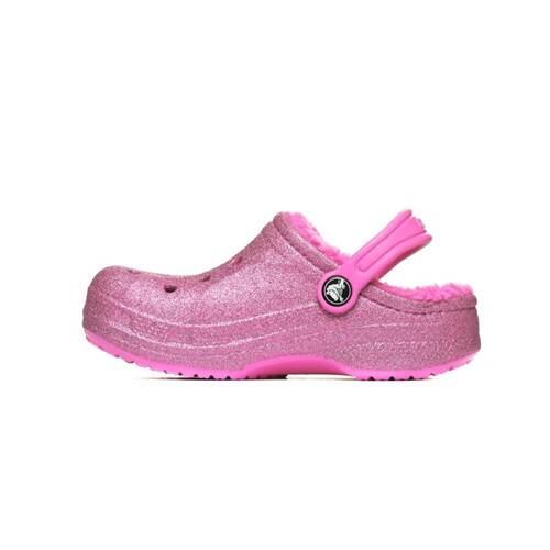 Buty do chodzenia damskie Crocs Baya Lined Glitter Clog K 3/5