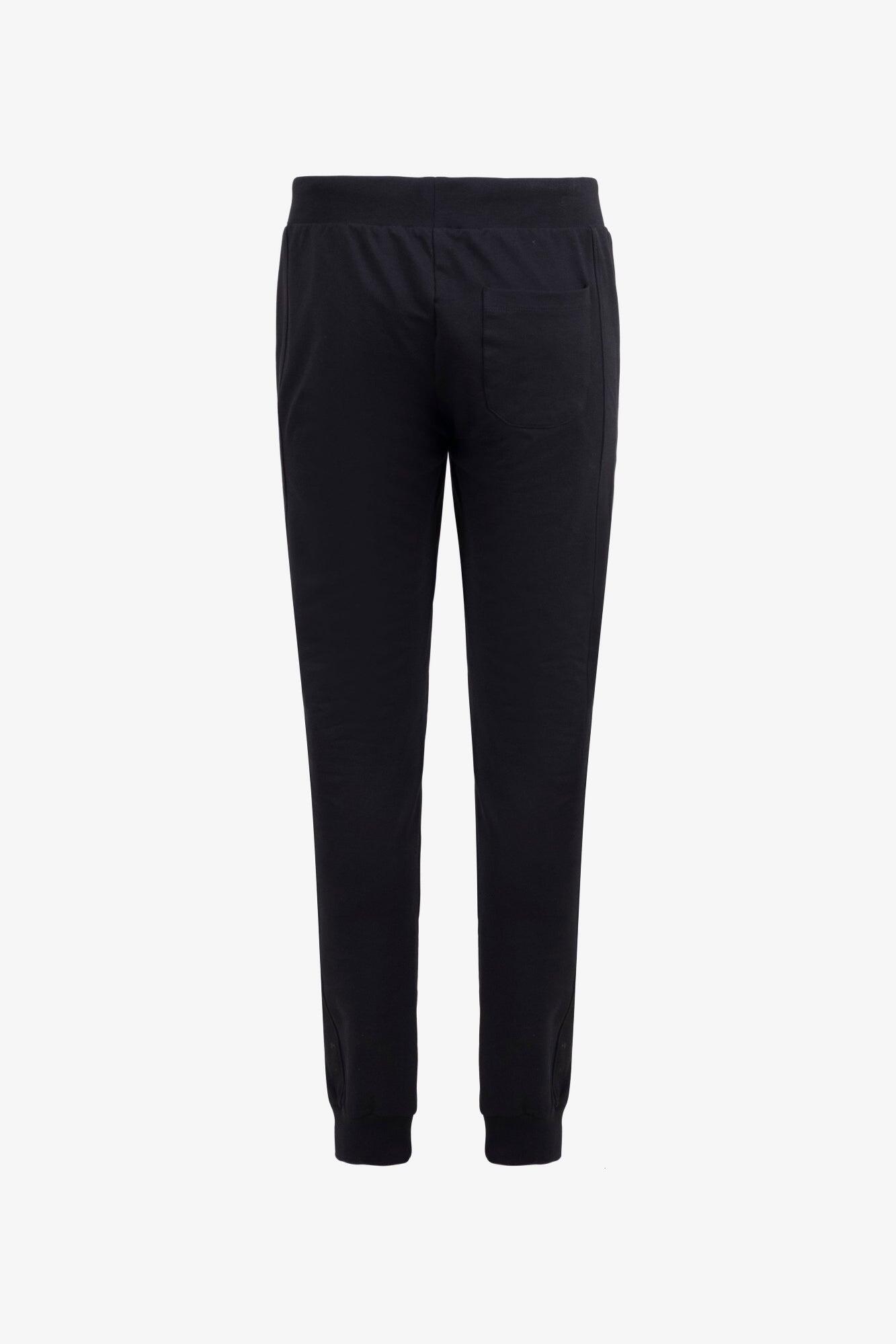 Pantaloni joggers Esercito lunghi neri in cotone uomo 2/3
