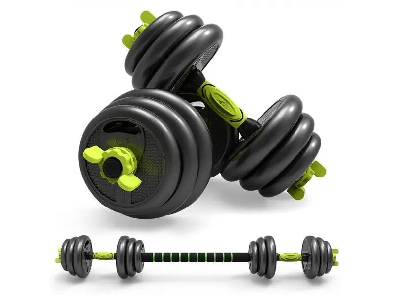 Set gantere reglabile kettlebell FitTronic 5 in 1 de 30 kg ZK30, cu bara curbata 3/5