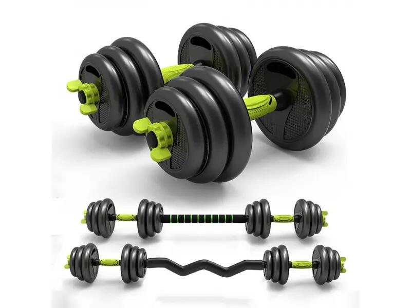 Set gantere reglabile kettlebell FitTronic 5 in 1 de 30 kg ZK30, cu bara curbata 2/5