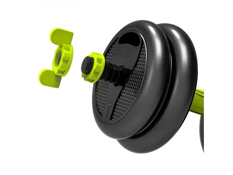 Set gantere reglabile kettlebell FitTronic 5 in 1 de 30 kg ZK30, cu bara curbata 4/5