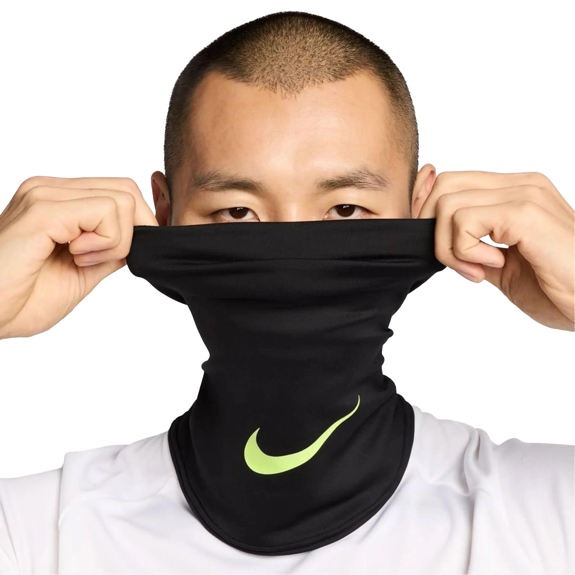 NIKE Gola de Pescoço Academy Preto / Amarelo