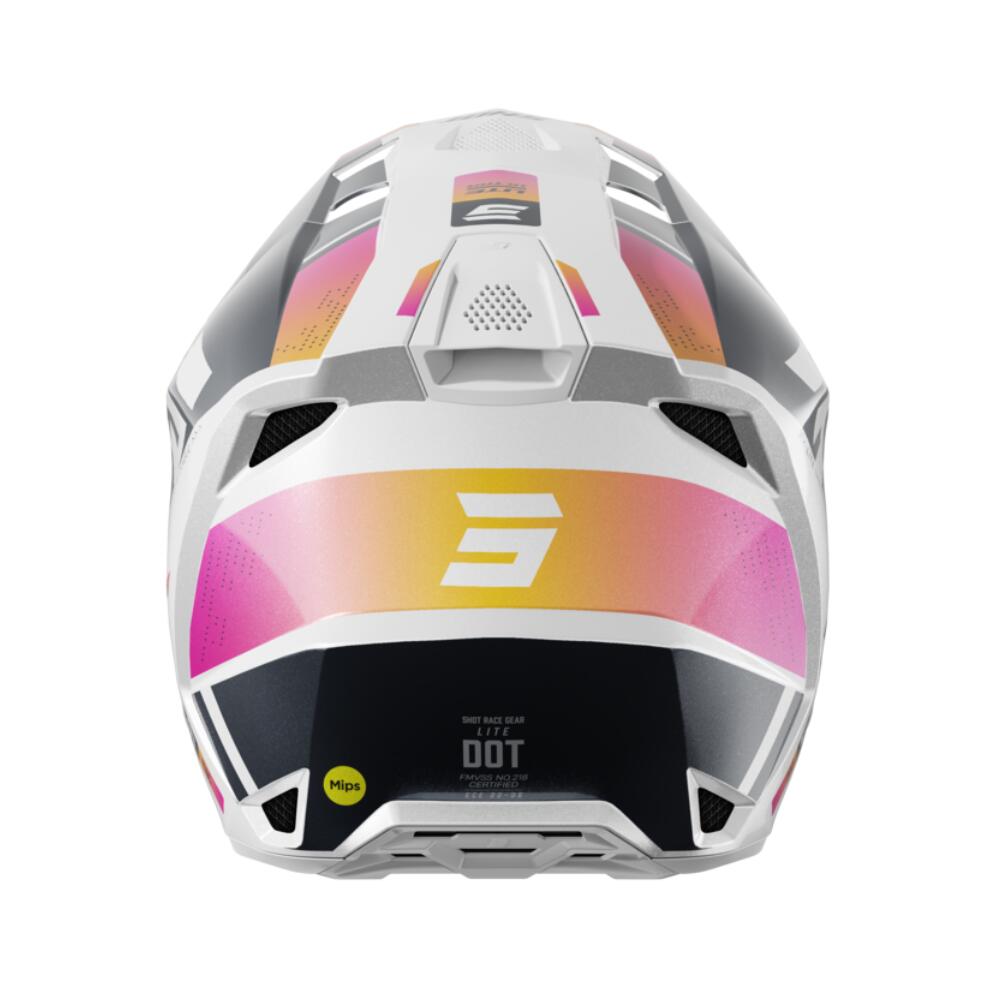 Casque Shot Lite - Bleu Orange Rose Nacré 3/5