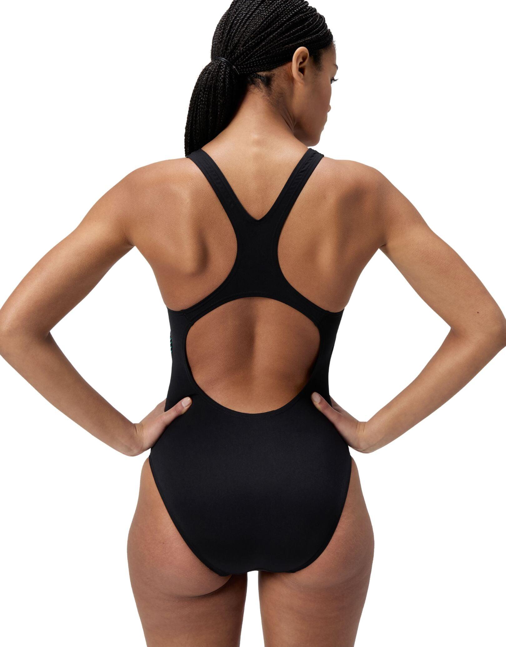 Speedo Badpak Eco Endurance+ Digital Placement Medalist Zwart/Groen 2/6