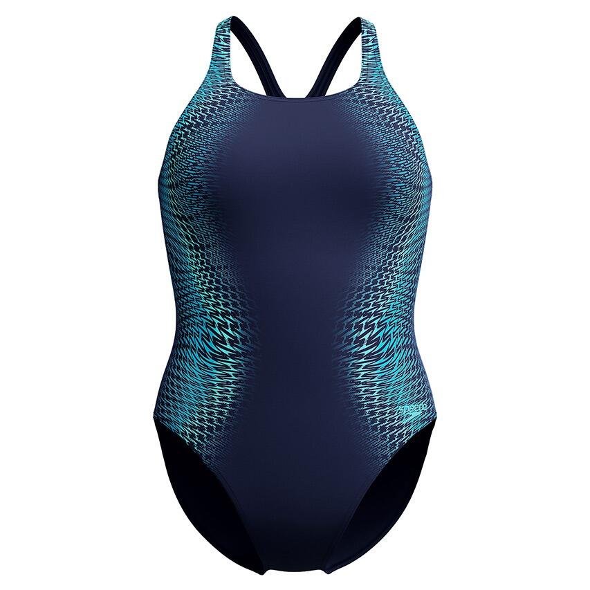 Speedo Badpak Eco Endurance+ Digital Placement Medalist Navy/Blauw 6/6