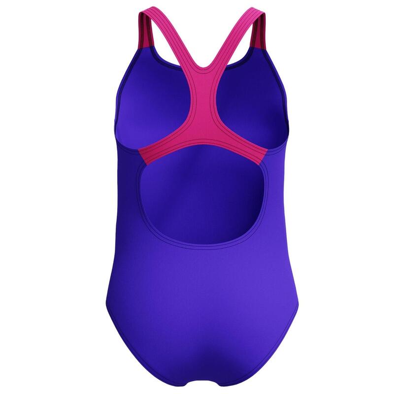 Costum inot fete Speedo Medley Logo Medalist mov – rezistent la clor