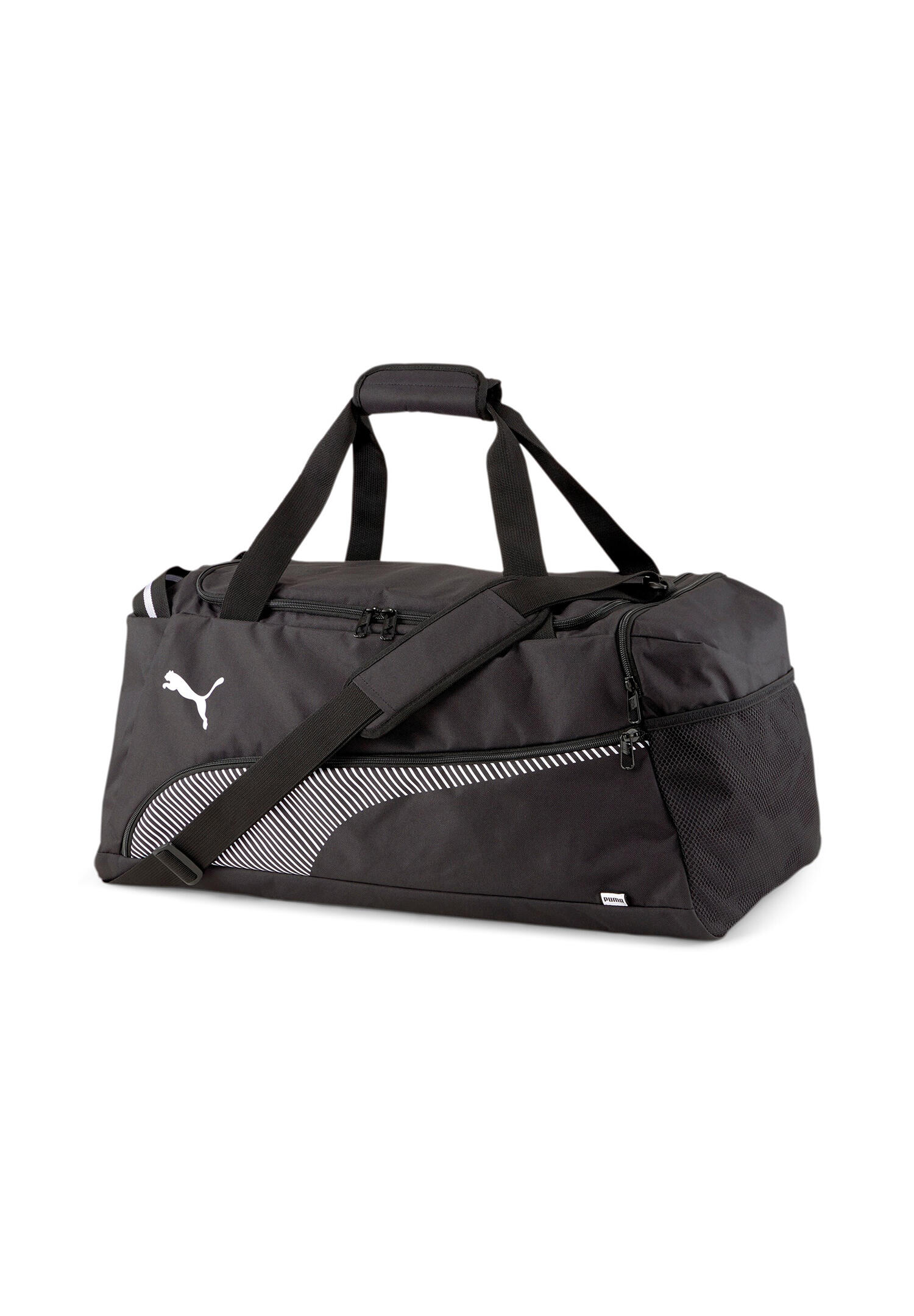 Puma Fundamentals Sports Bag M Sporttasche Fitness 077288 01 schwarz 1/5