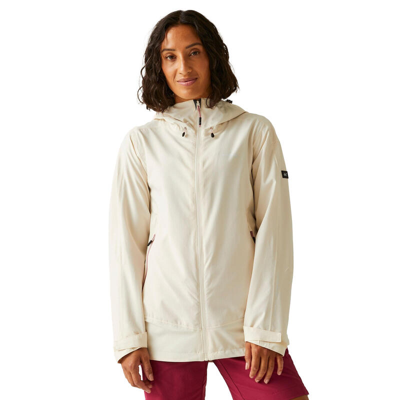 Veste Imperméable OKARA Femme (Vanille Clair / Lilas)