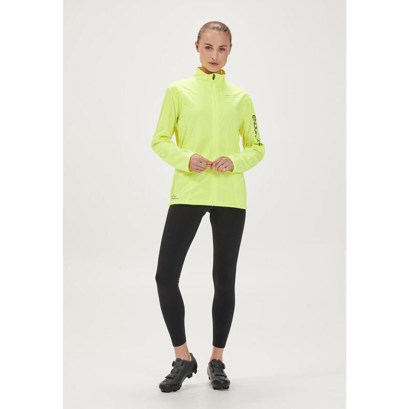 Funktionsjacke Ziva W Biken/Radsport Damen Safety Yellow Wasserdicht 5.000 mm