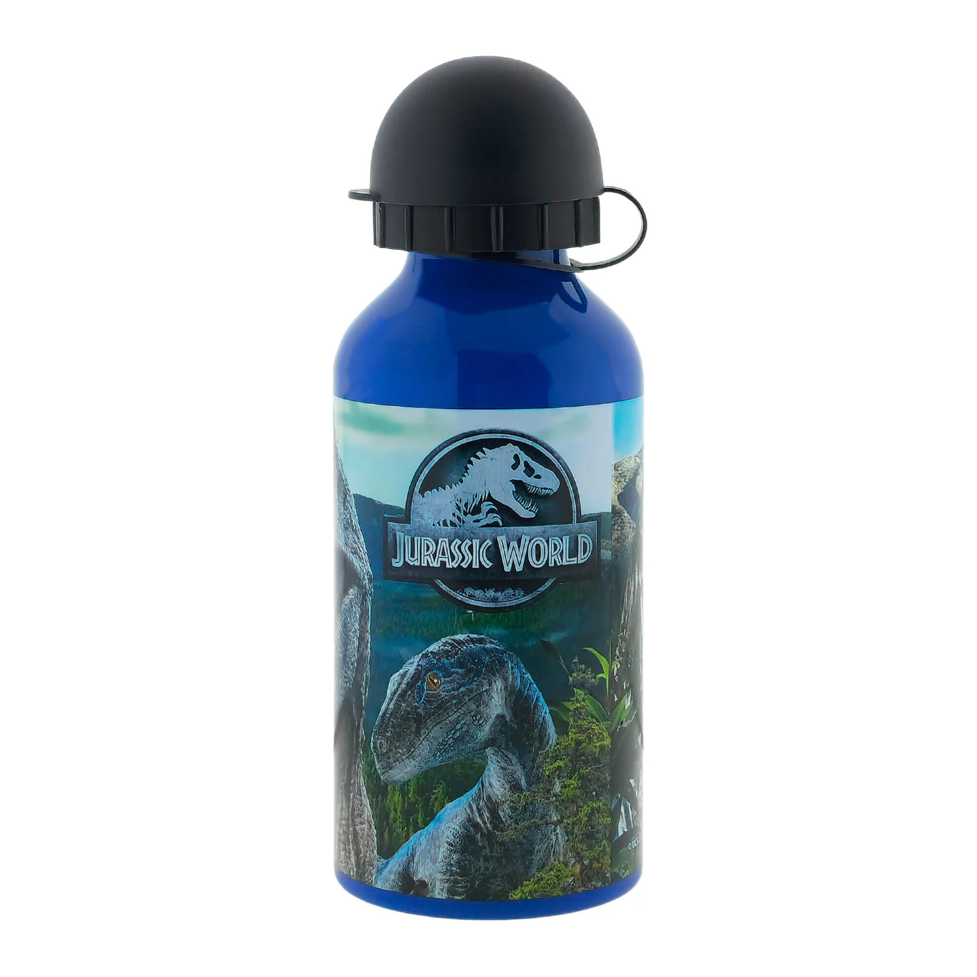 GARRAFA TÉRMICA DE 400 ML PARA CRIANÇAS, TRILHAS E MONTANHAS, JURASSIC PARK 2/3