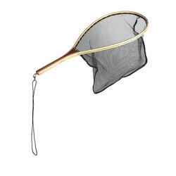 Épuisette WaterQueen Raquette Bois Caoutchouc