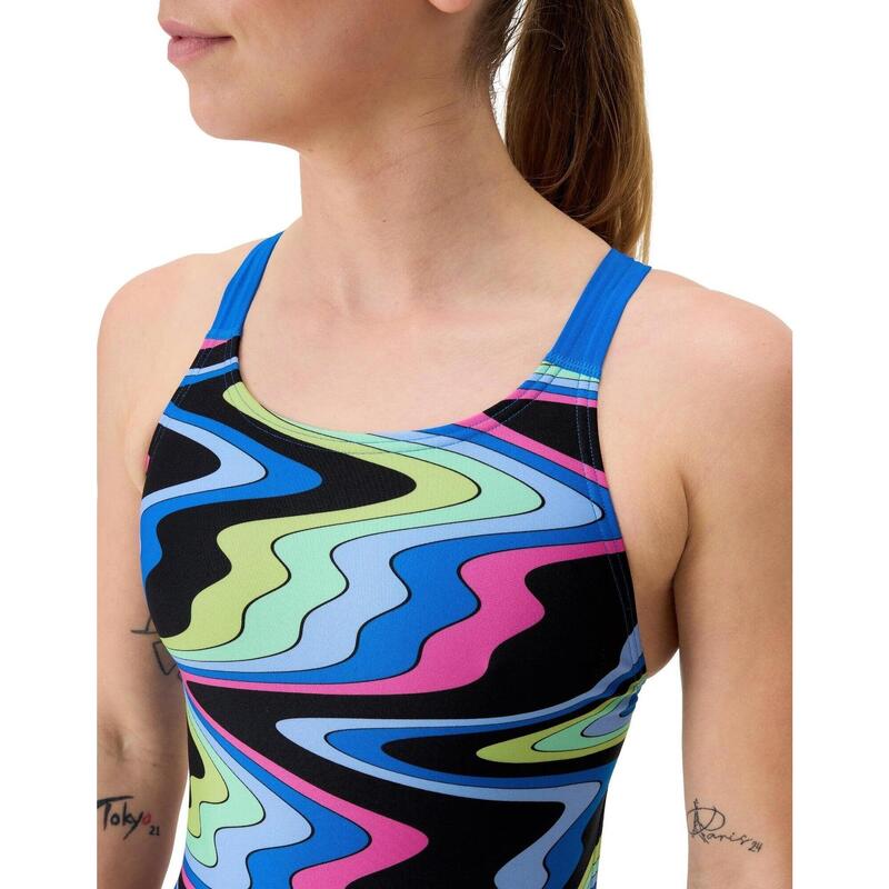 Strój kąpielowy damski Speedo Fl Printed Leaderback Af