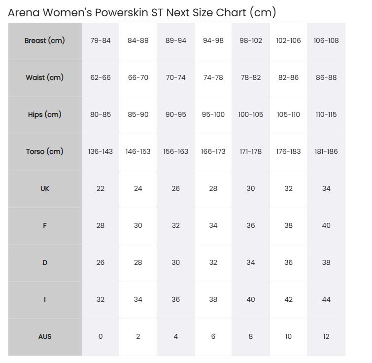 Combinaison de natation femme Arena Powerskin St Next Ob 6/7
