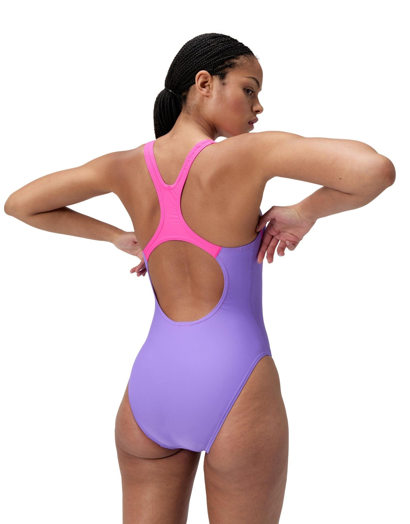 Strój kąpielowy jednoczęściowy damski na basen Speedo Medley Logo 2/7