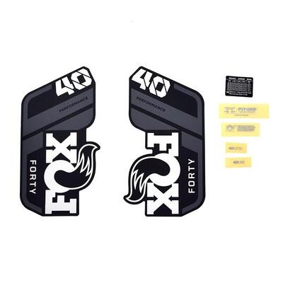 Decalset fox 2021. 40. p-s. logo. fork