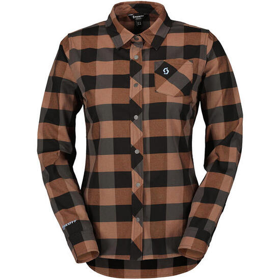 Blusen W TRAIL FLOW CHECK L/SL SHIRT
